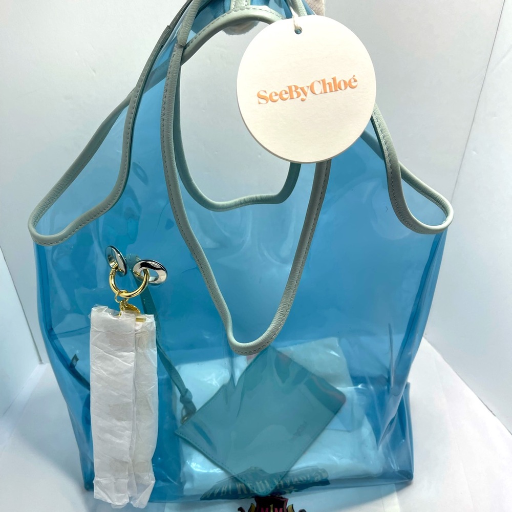 See by Chloe PVC Hand Bag/ Shoulder Bag, new with tag, dust bag and extra pouch